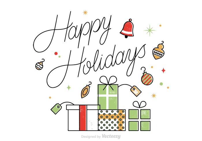 clipart of happy holidays - photo #21