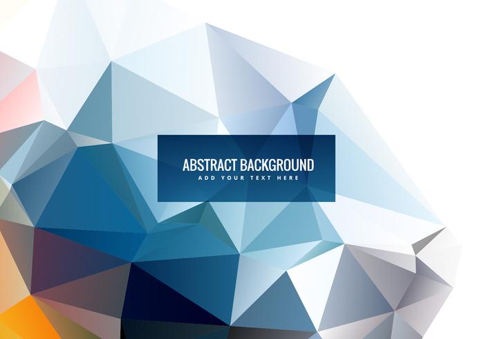 Abstract polygonal vector shapes