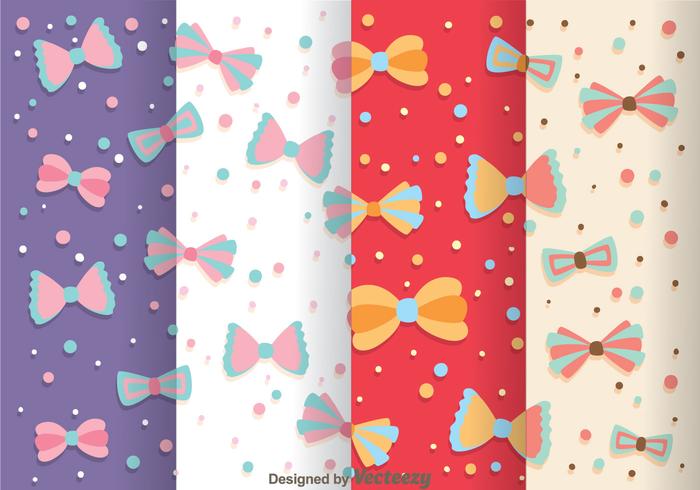 Bow Ties Pattern Vectors