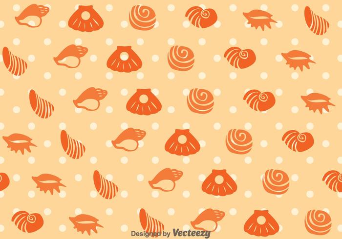 Sea Shell Pattern Vector