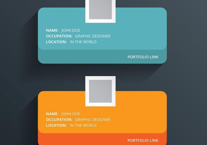 Name Card Vector Name Card Vector