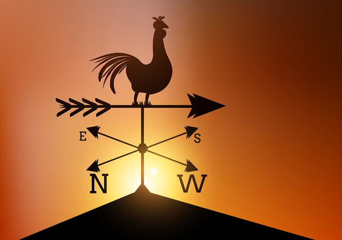 Weather Vane Vector Weather Vane Vector
