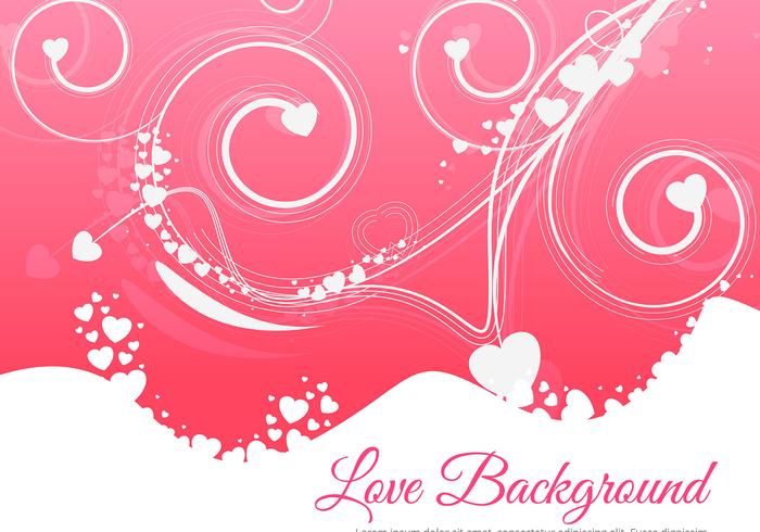 Floral love style colorful vector