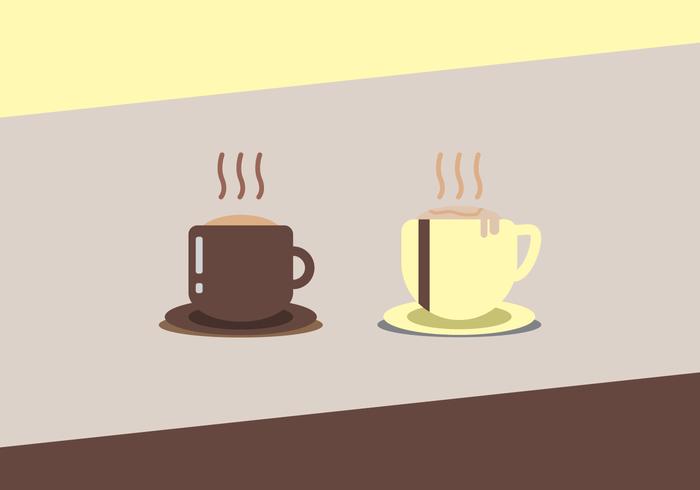 Vectores de café caliente