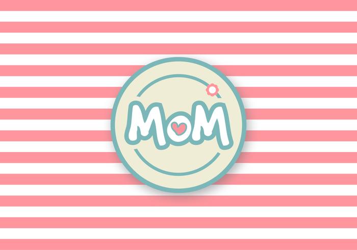 Cute Mother's Day Vector Cute Mother's Day Vector
