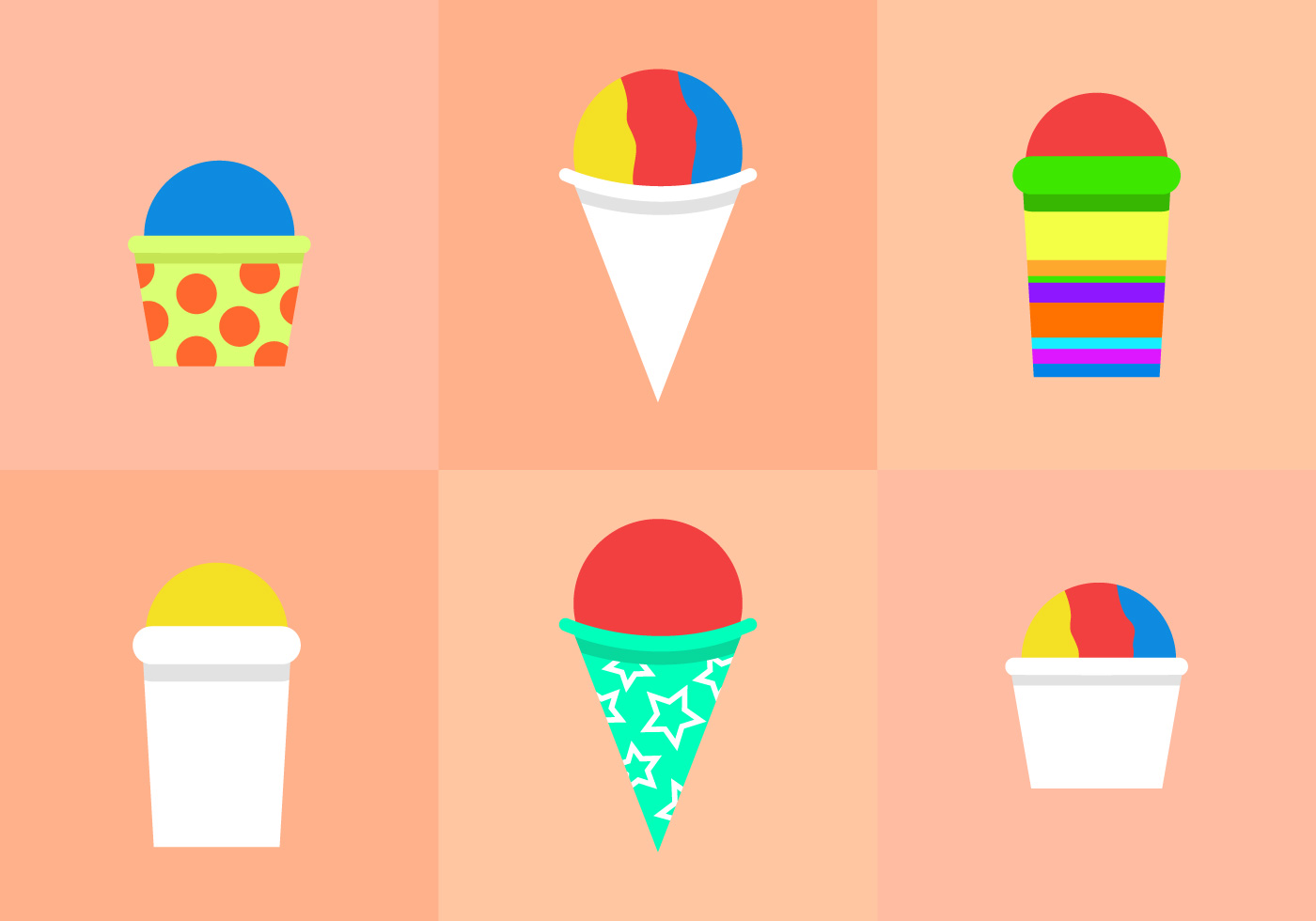 Download Snow Cone Cup - Download Free Vector Art, Stock Graphics ...