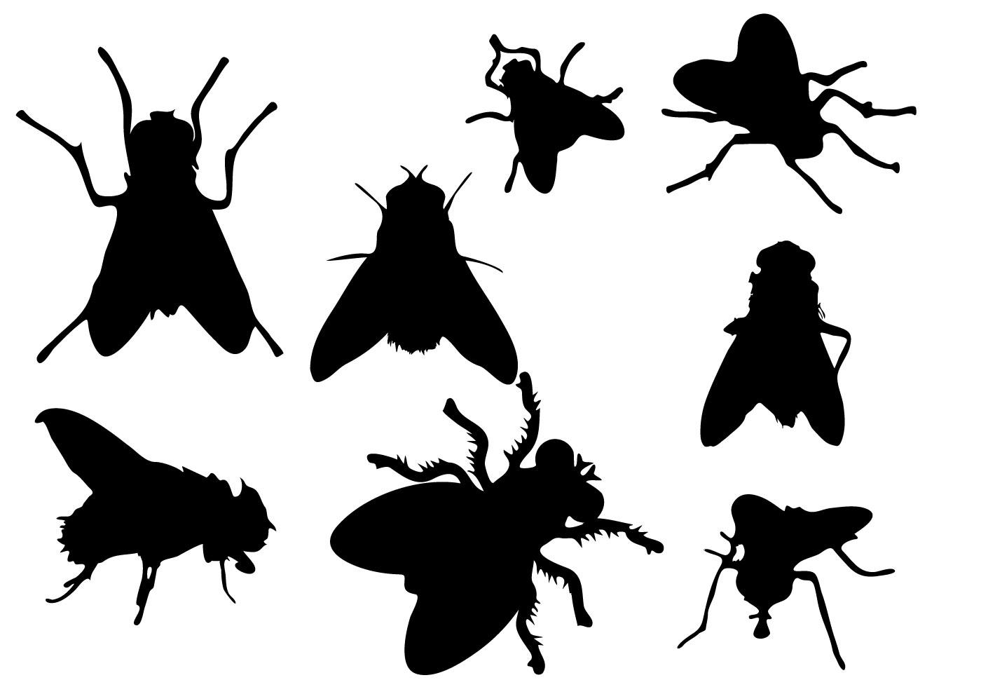 free-fly-silhouette-vector-95452-vector-art-at-vecteezy