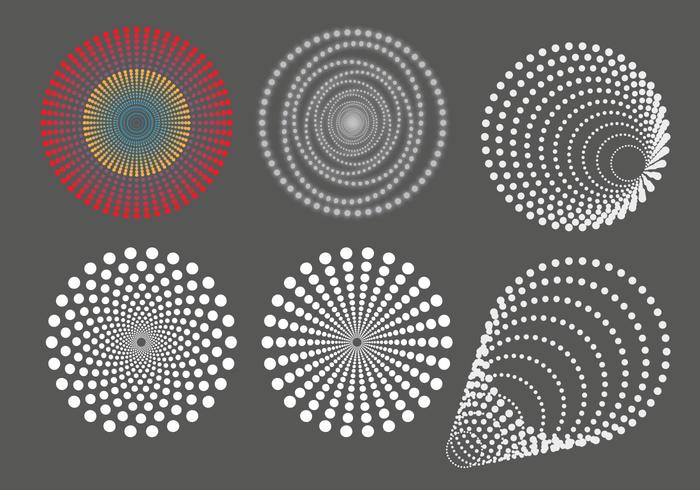 Free Dot Tunnel Vectors