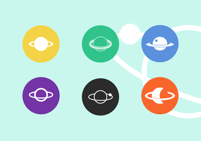 Saturn Vector Icon Pack Vol 4 Saturn Vector Icon Pack Vol 4