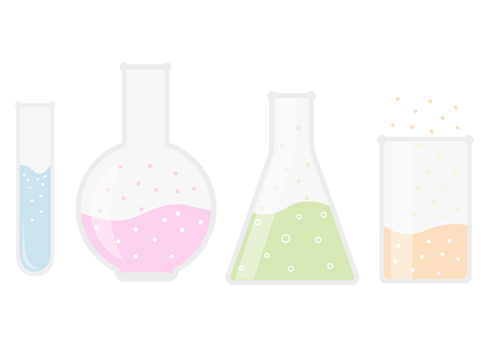 Chemistry Vases Vector