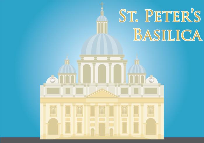 St Peters Basilica Vector