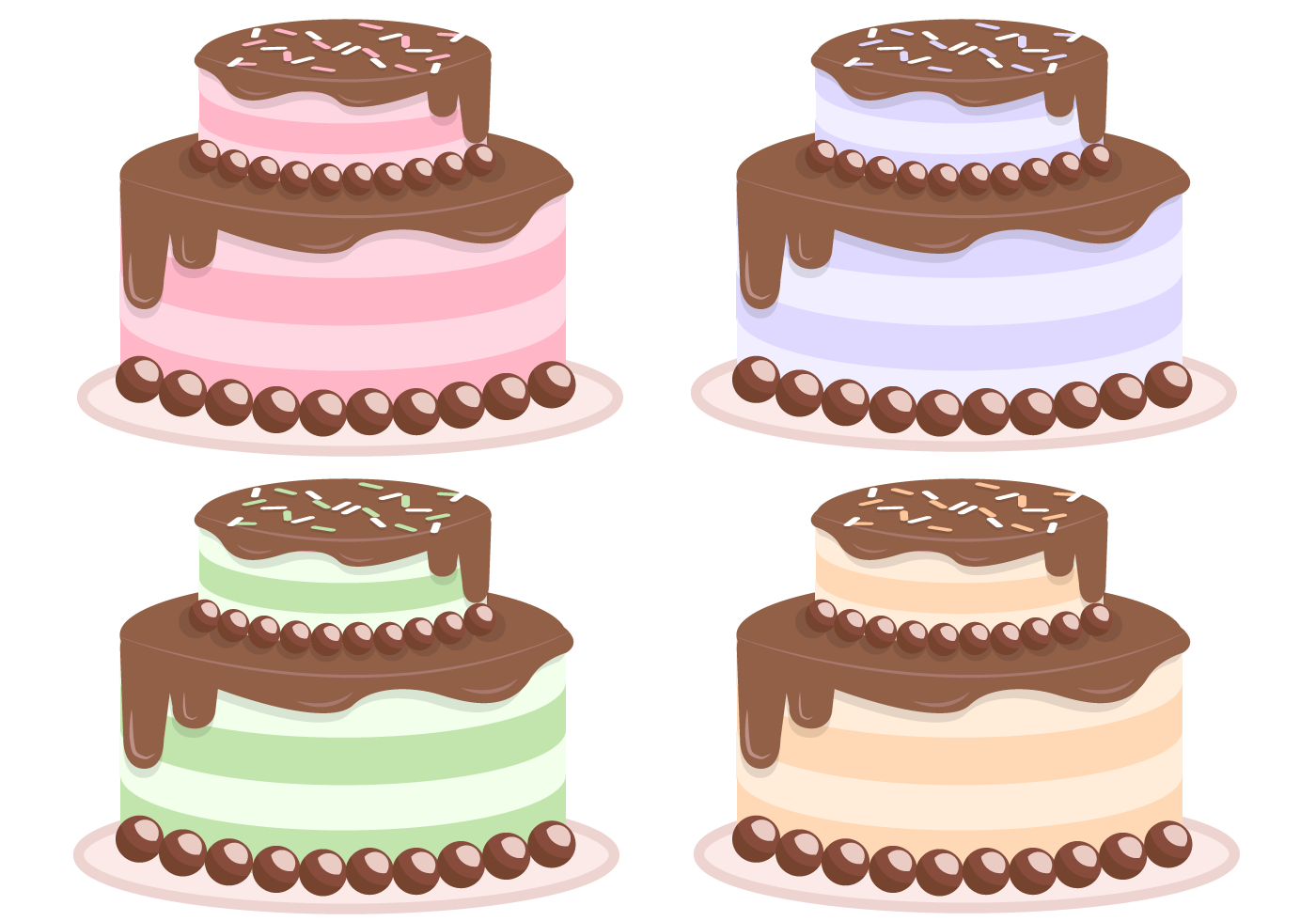Cake Vector 95557 Vector Art at Vecteezy