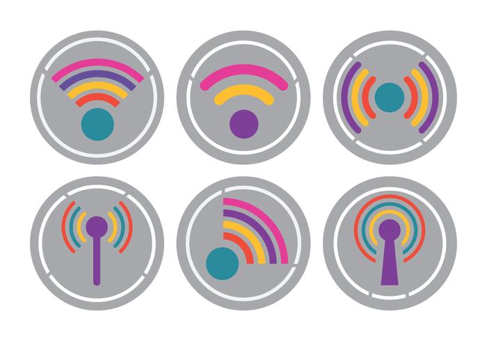 Bright Wifi Logo Vectors Bright Wifi Logo Vectors
