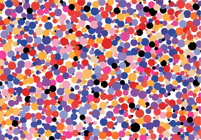 Free Colorful Dotted Background Vector