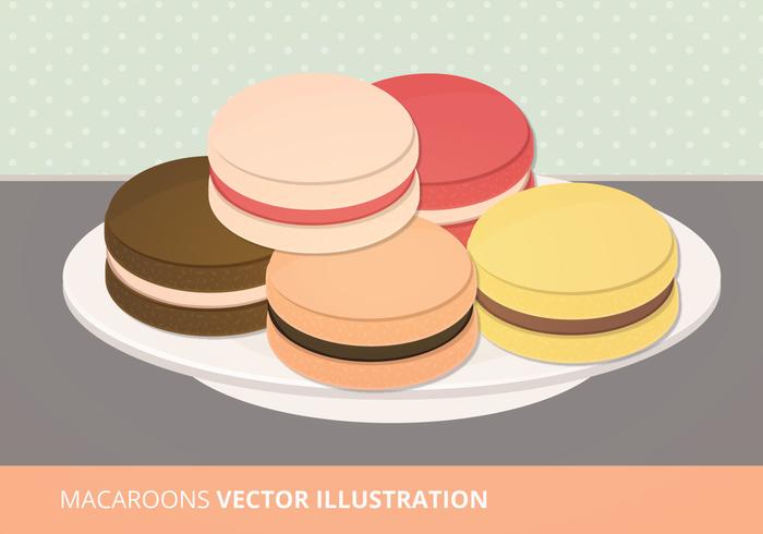 Macaroons Vector Collection