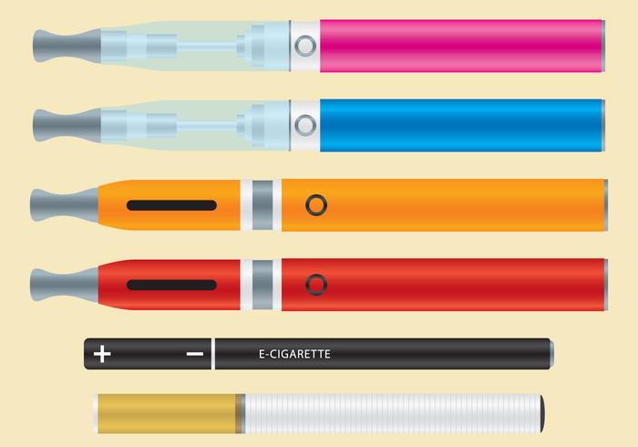 Vaporizers And E-cigarettes vector