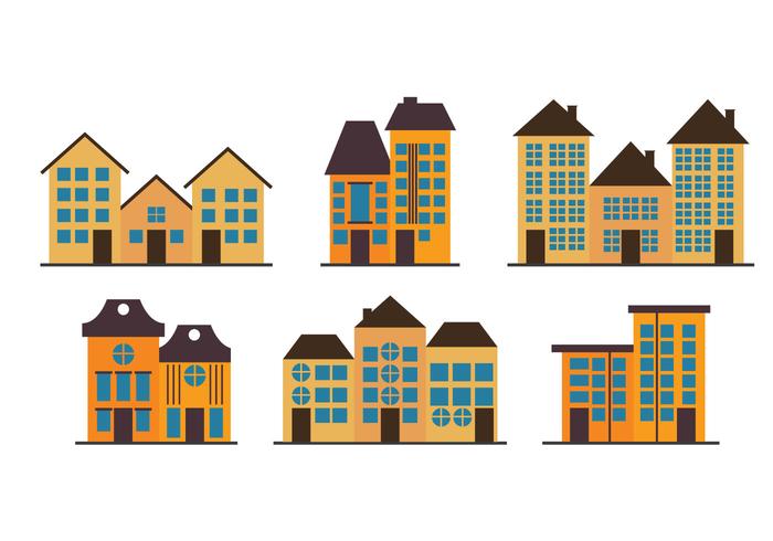 Townhomes Vectors