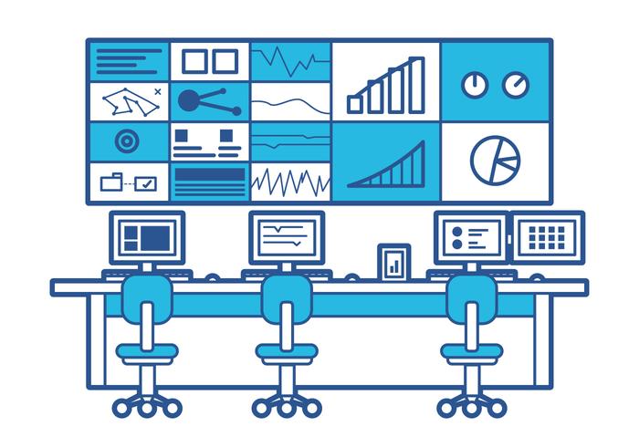 Free Command Center Illustration vector