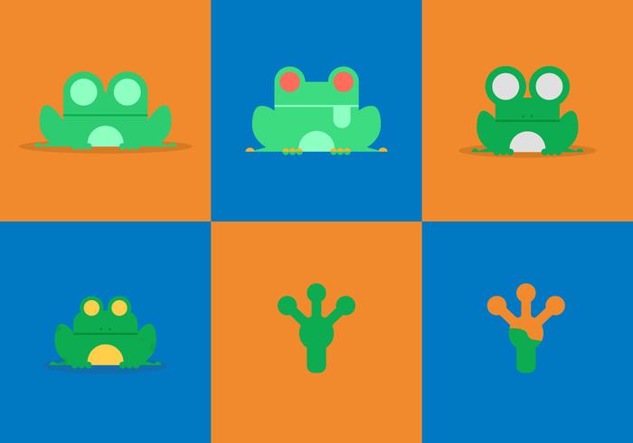 Free Green Tree Frog Vectors