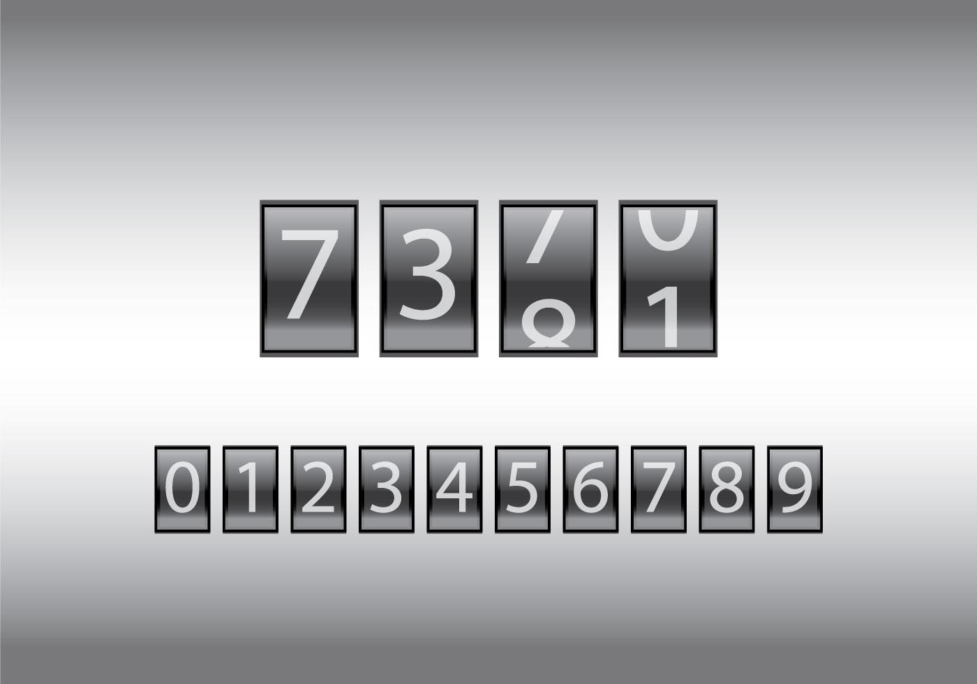 Free Number Counter Vector Illustration 95699 Vector Art at Vecteezy
