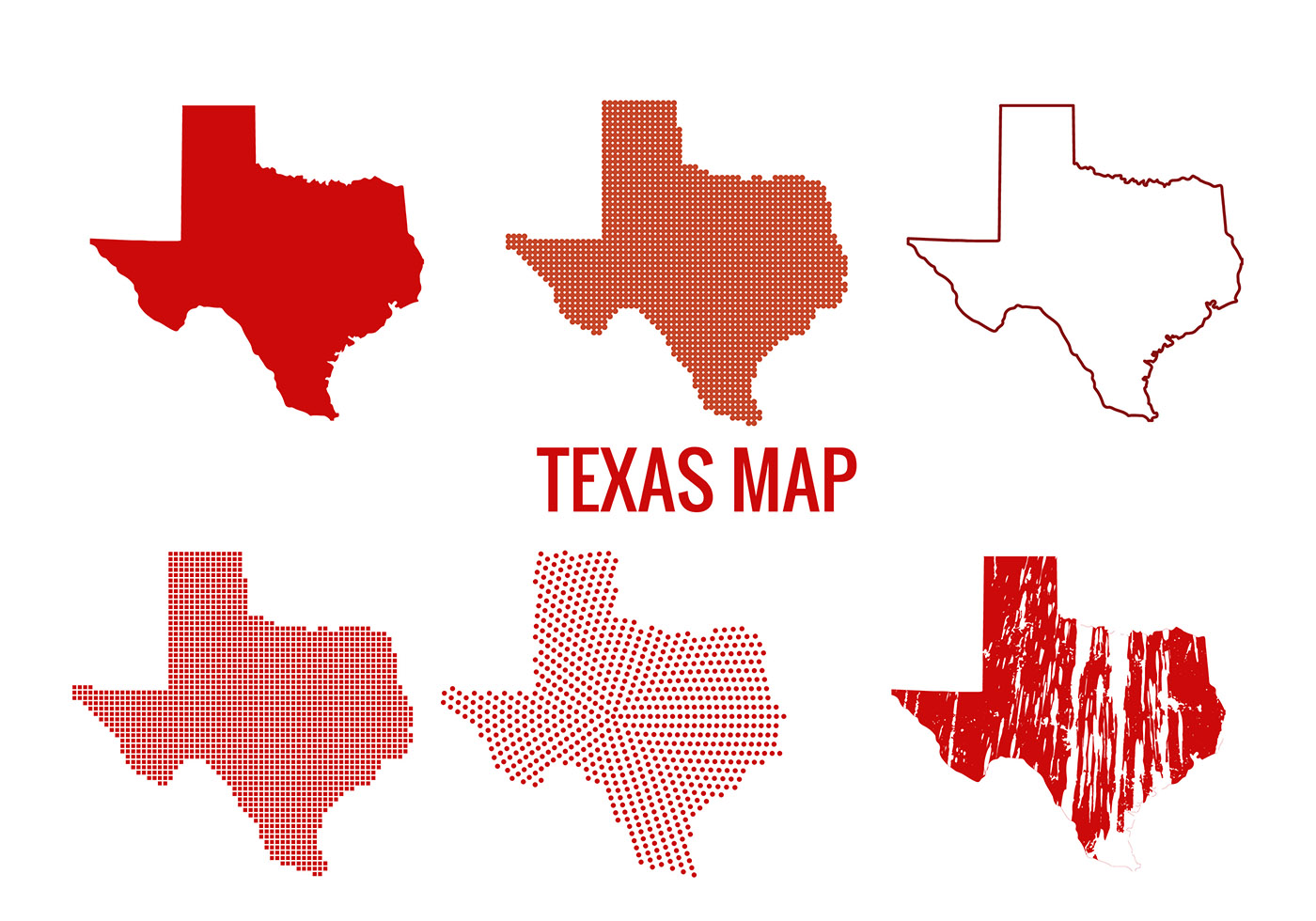 Download Texas map vectors 95716 - Download Free Vectors, Clipart Graphics & Vector Art