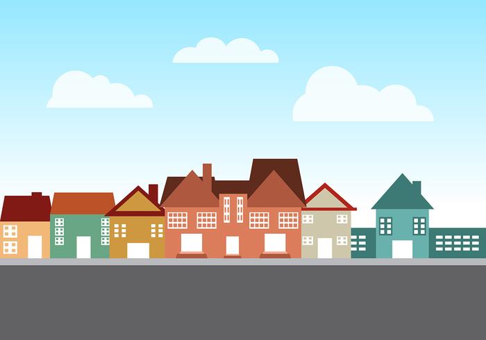 Townhomes vectors