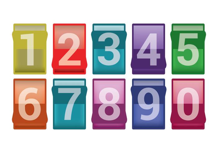 Number Counter Vectors