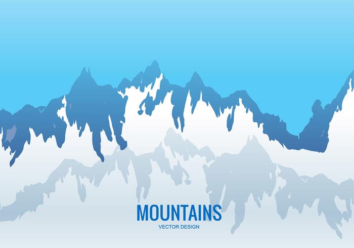 Vector mountain range