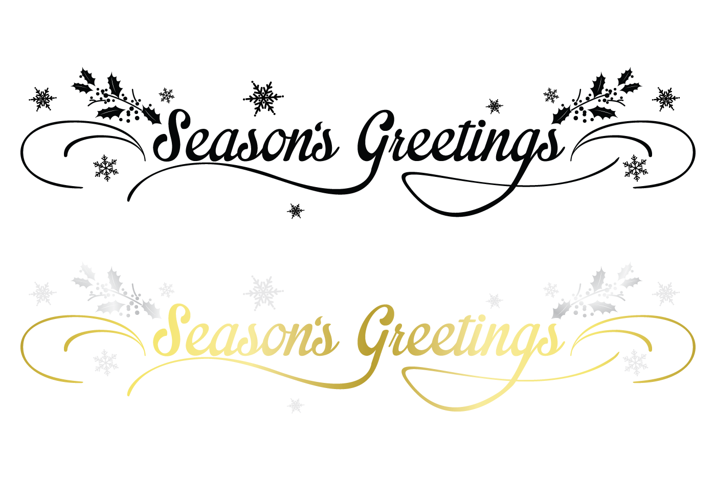 Seasons Greetings Free Vector Art (12462 Free Downloads)