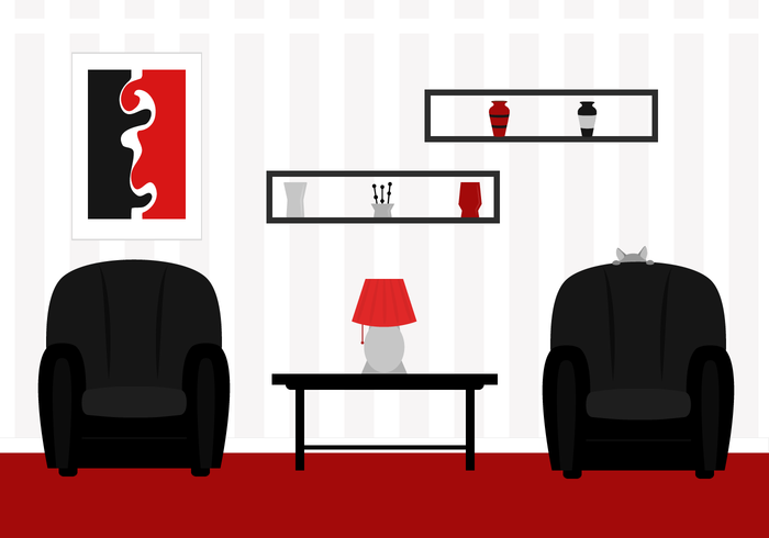 Free Living Room Vector