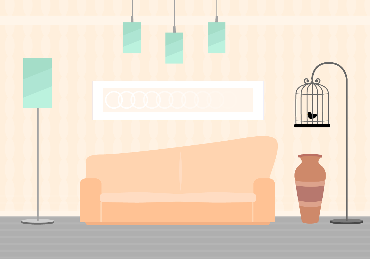 Free Living Room Vector - Download Free Vector Art, Stock 