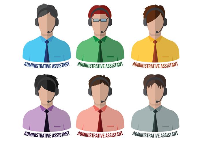 Administrative Assistant Vectors Administrative Assistant Vectors