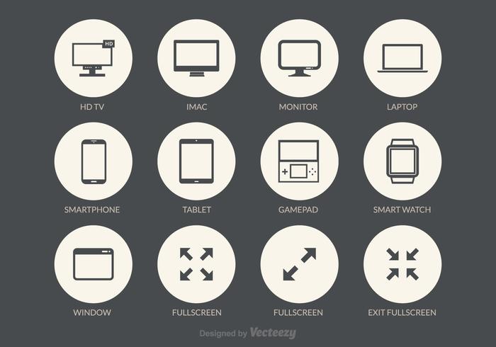 Screens Vector Icons
