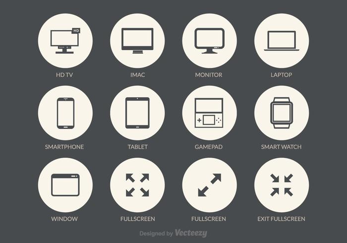 Screens Vector Icons