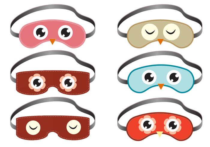 Sleep Mask Vectors Sleep Mask Vectors