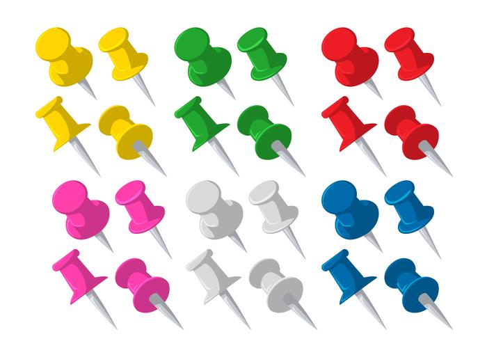 Thumb Tack Vectors