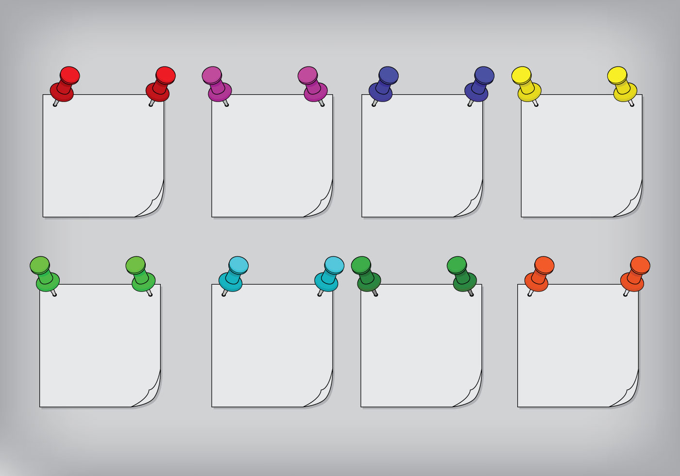 Thumb Tack Vector 95891 Vector Art at Vecteezy