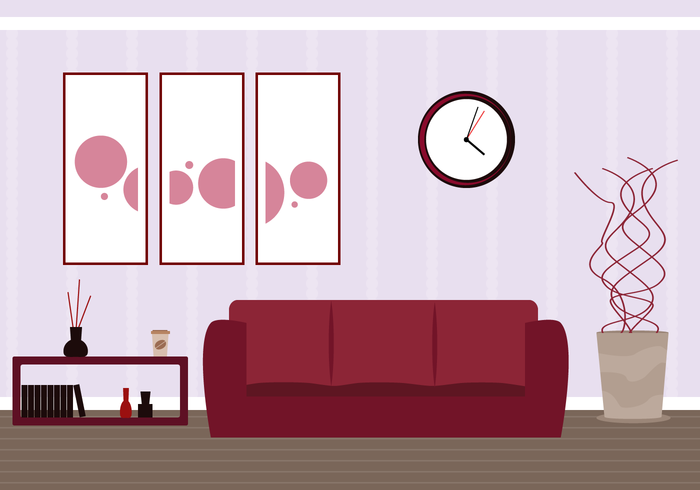 Free Living Room Vector - Download Free Vector Art, Stock 