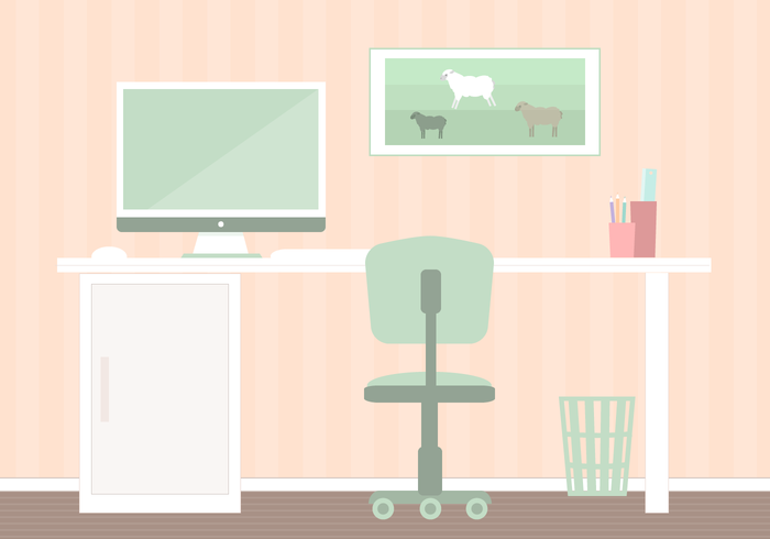 Free Study Room Vector