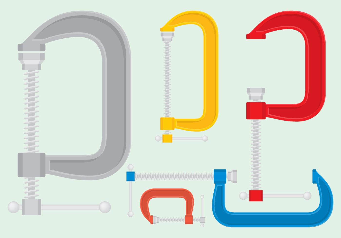 C Clamps 95906 Vector Art at Vecteezy