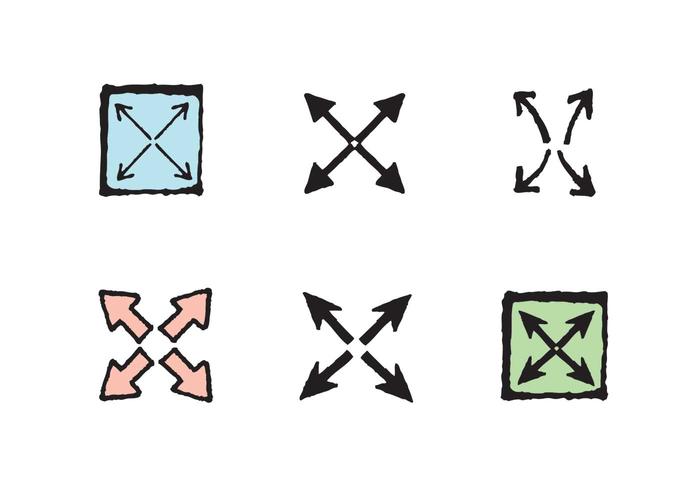 Free Full Screen Icon Vector Series