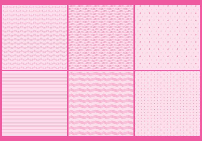 Pinky Girly Patterns vector