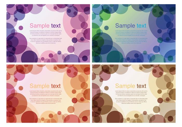 Purple Circles Background vector