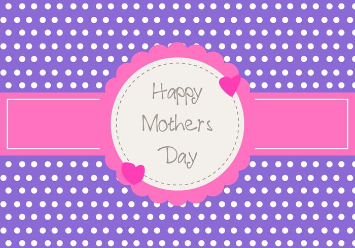 Happy Mother's Day Card vector