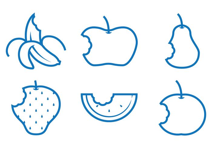 Fruit Bite Vectors