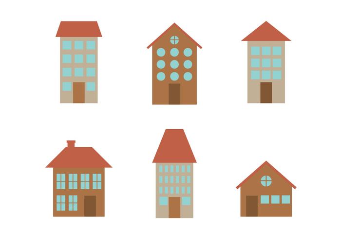 Townhomes Vectors Townhomes Vectors