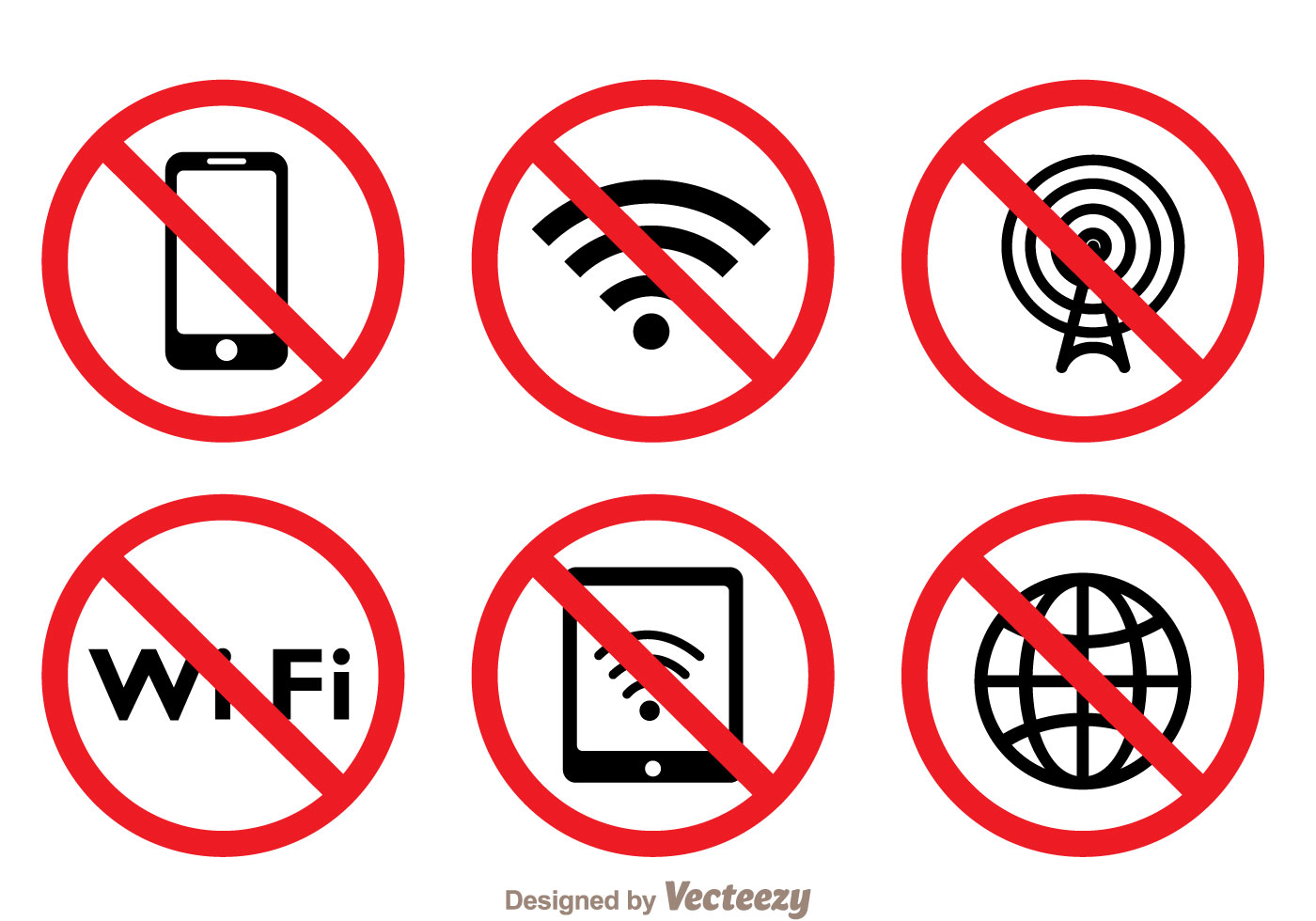 Blocked Wifi Symbol 96124 Vector Art at Vecteezy