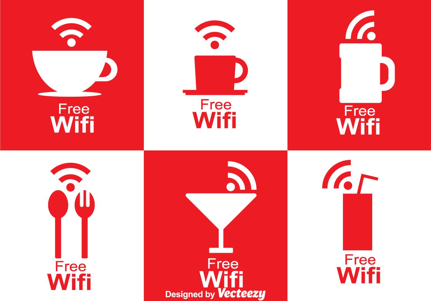 Cafe Wifi Symbol 96126 Vector Art at Vecteezy