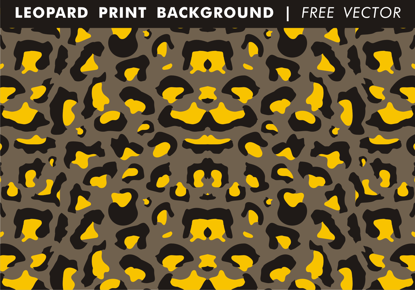 Download Leopard Print Background Free Vector - Download Free ...