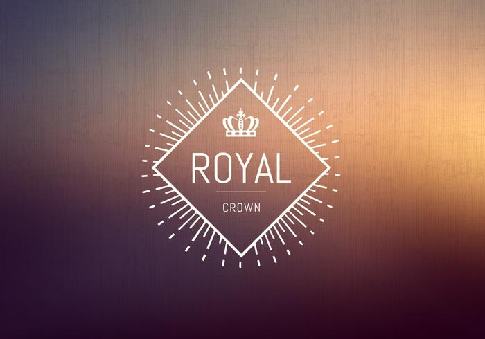 Vintage Crown Logo Vector